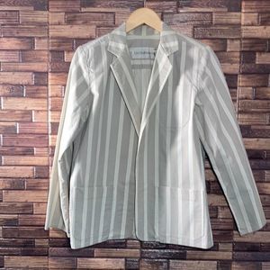 Vintage Womens Liz Claiborne Sports Coat Light Brown & Cream size 10/Medium